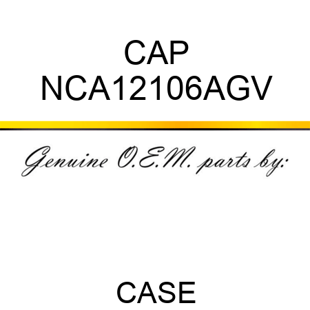 CAP NCA12106AGV