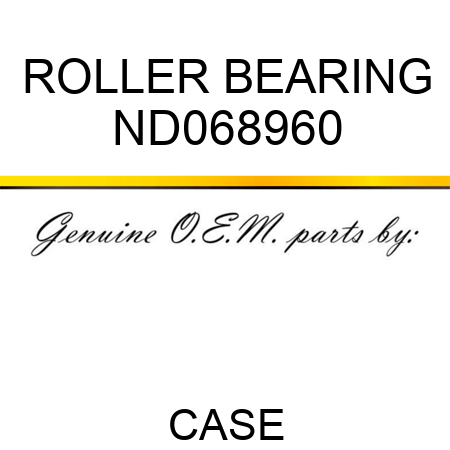 ROLLER BEARING ND068960