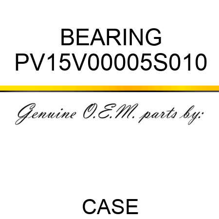 BEARING PV15V00005S010
