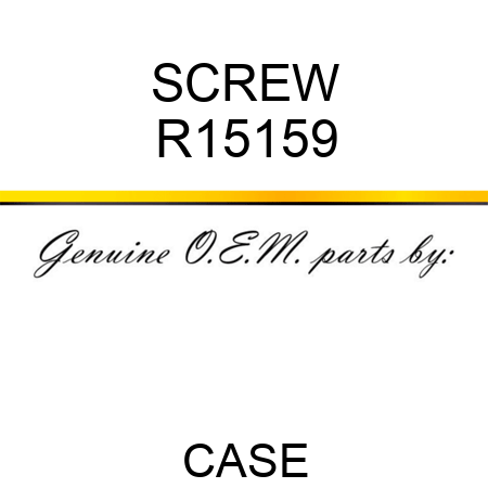 SCREW R15159