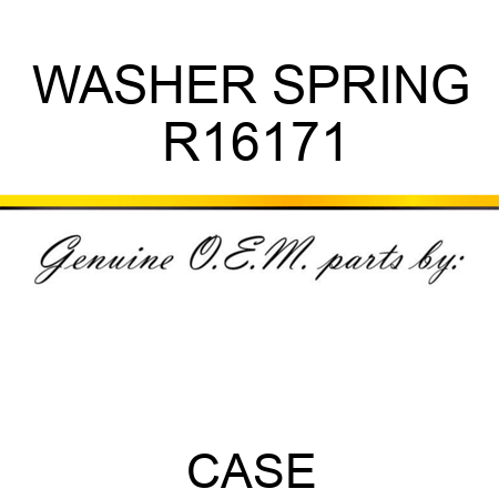WASHER, SPRING R16171