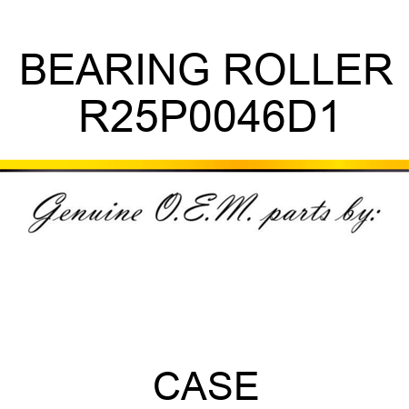 BEARING, ROLLER R25P0046D1