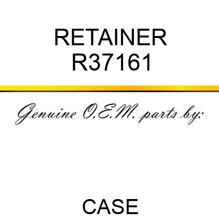 RETAINER R37161