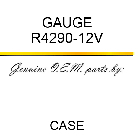 GAUGE R4290-12V