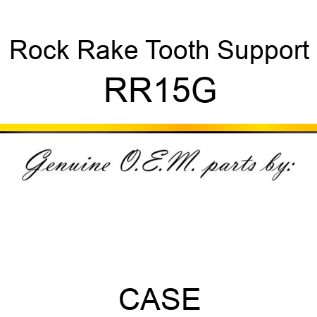 Rock Rake Tooth Support RR15G