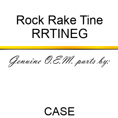 Rock Rake Tine RRTINEG