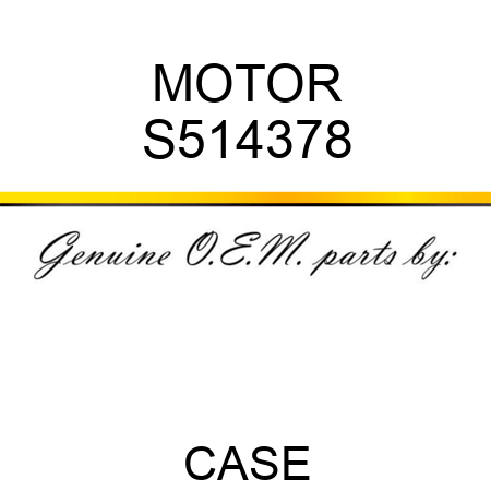 MOTOR S514378