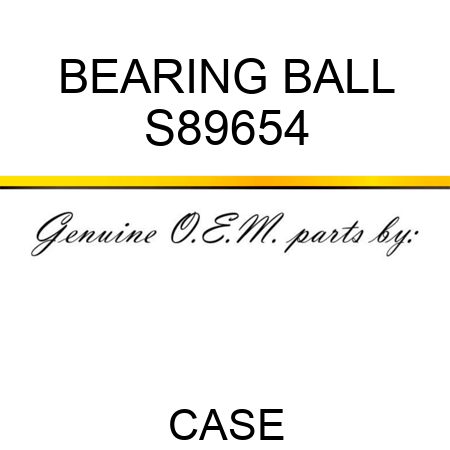 BEARING, BALL S89654