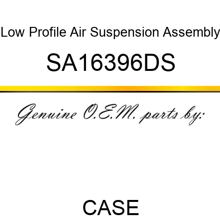 Low Profile Air Suspension Assembly SA16396DS