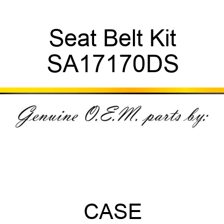 Seat Belt Kit SA17170DS