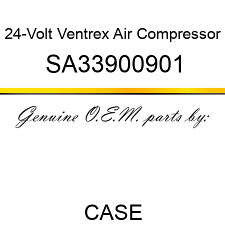 24-Volt Ventrex Air Compressor SA33900901