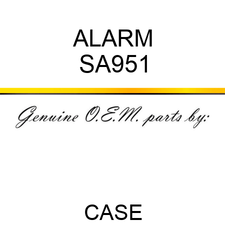 ALARM SA951