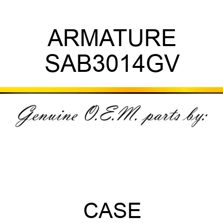 ARMATURE SAB3014GV