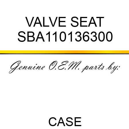 VALVE, SEAT SBA110136300