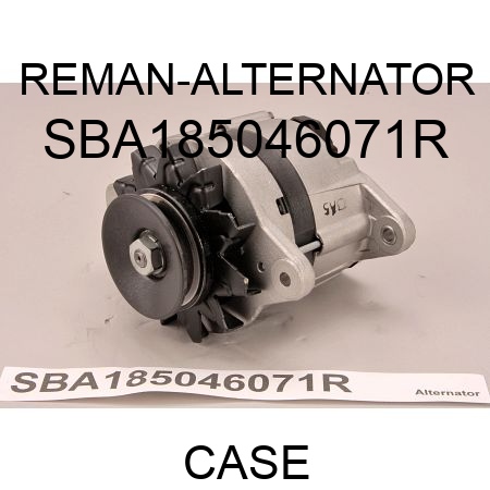 REMAN-ALTERNATOR SBA185046071R