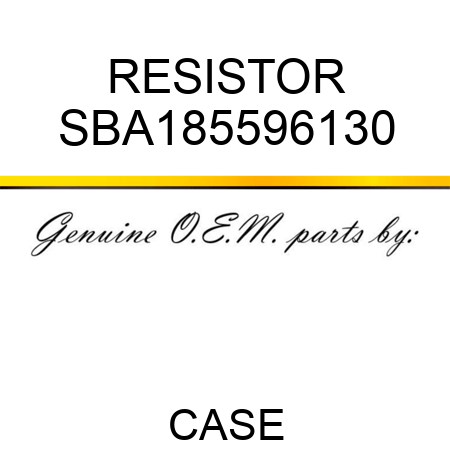 RESISTOR SBA185596130