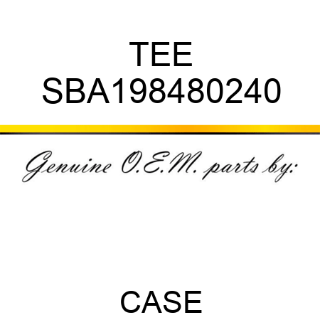 TEE SBA198480240