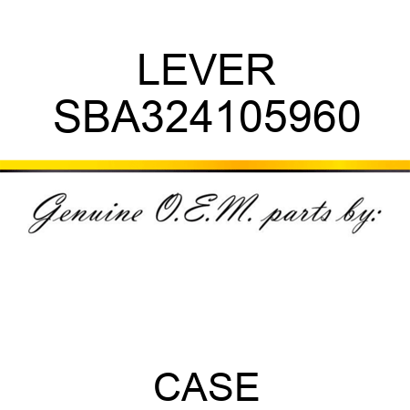 LEVER SBA324105960