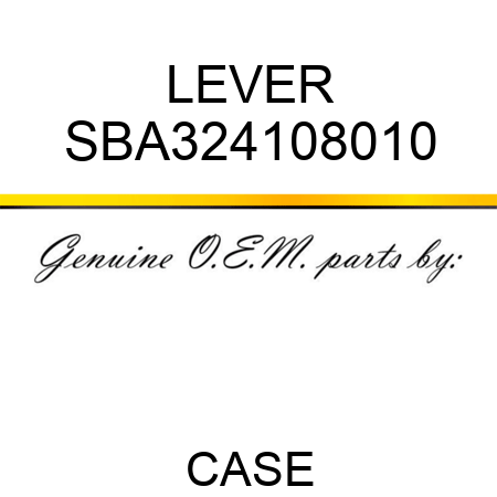LEVER SBA324108010