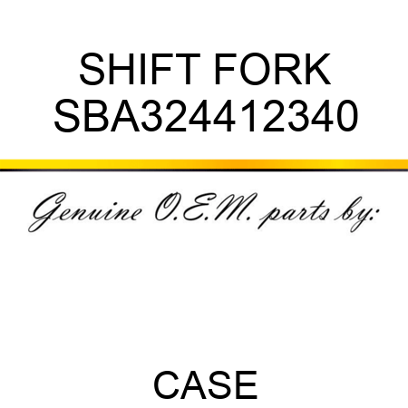 SHIFT, FORK SBA324412340
