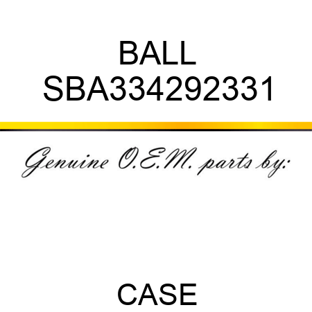 BALL SBA334292331