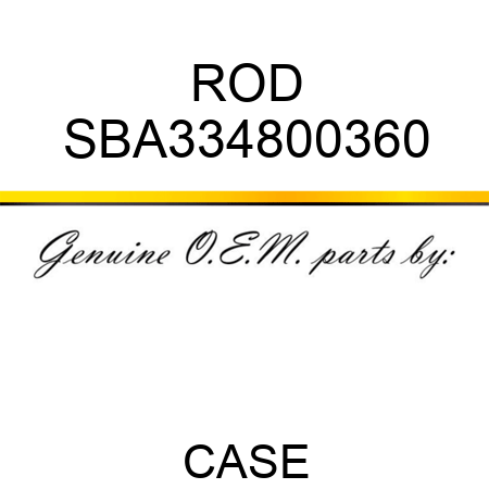 ROD SBA334800360