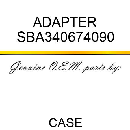 ADAPTER SBA340674090