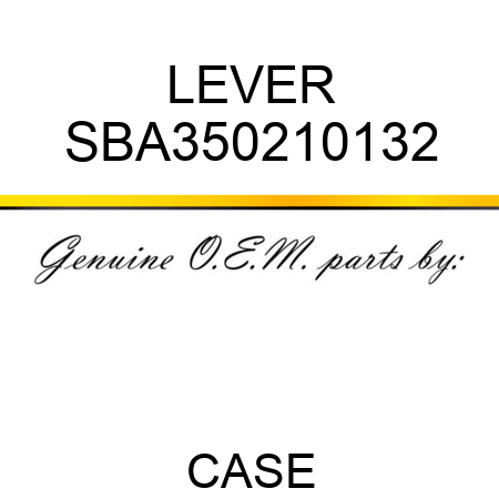 LEVER SBA350210132