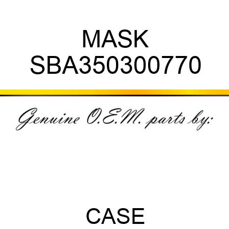 MASK SBA350300770