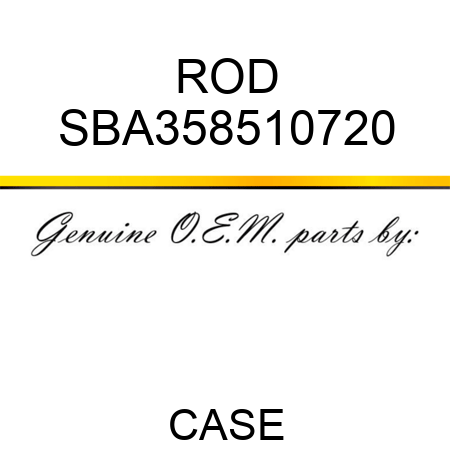 ROD SBA358510720