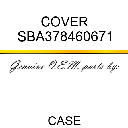 COVER SBA378460671