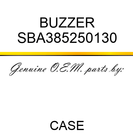 BUZZER SBA385250130