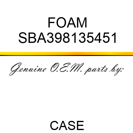 FOAM SBA398135451