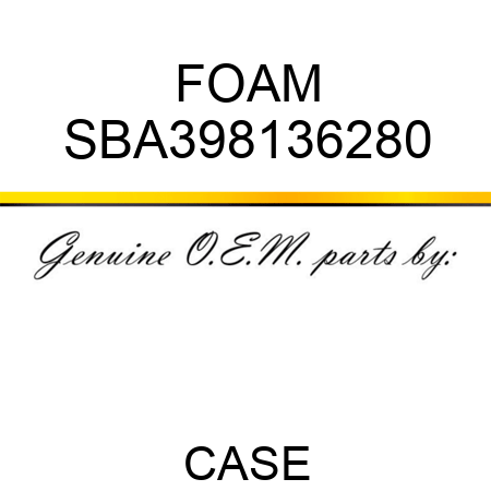 FOAM SBA398136280