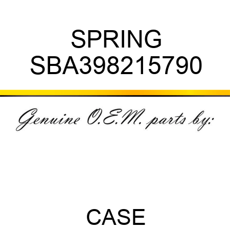 SPRING SBA398215790