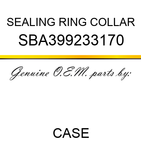 SEALING RING COLLAR SBA399233170