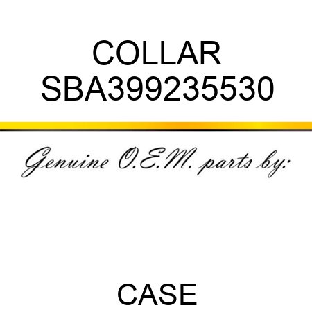 COLLAR SBA399235530
