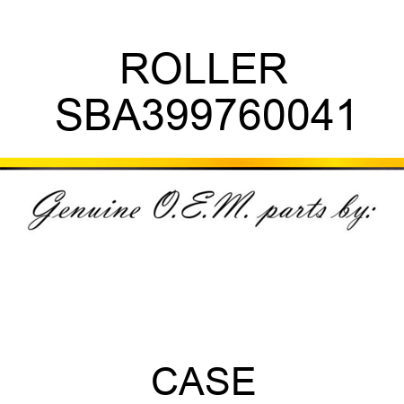 ROLLER SBA399760041