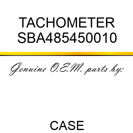 TACHOMETER SBA485450010