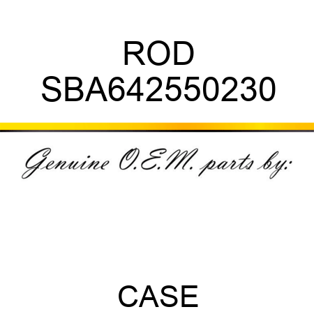 ROD SBA642550230