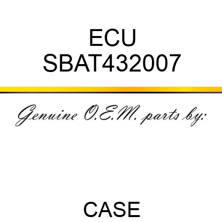 ECU SBAT432007