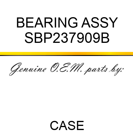 BEARING ASSY SBP237909B