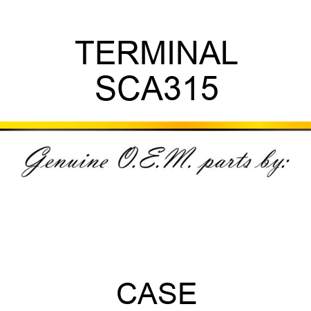 TERMINAL SCA315