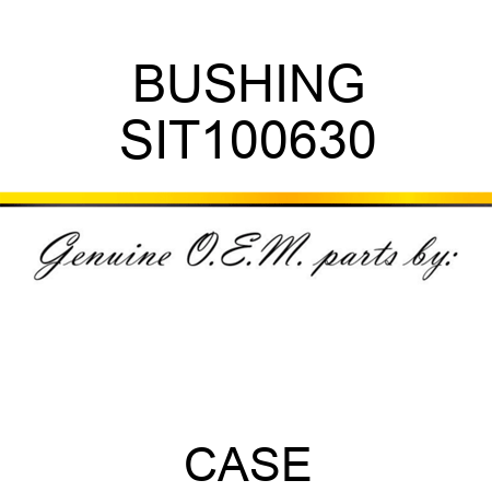 BUSHING SIT100630