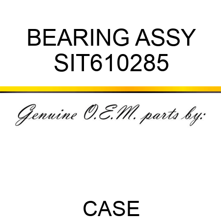 BEARING ASSY SIT610285