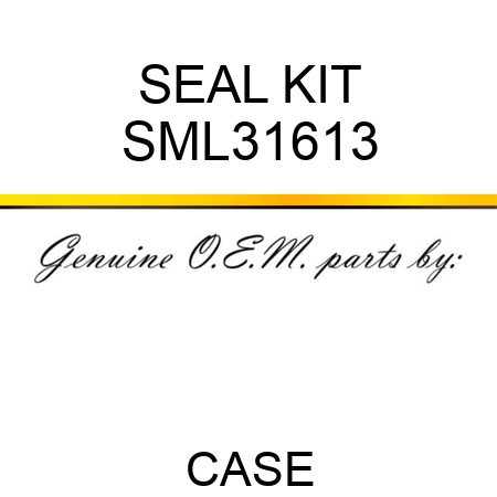 SEAL KIT SML31613