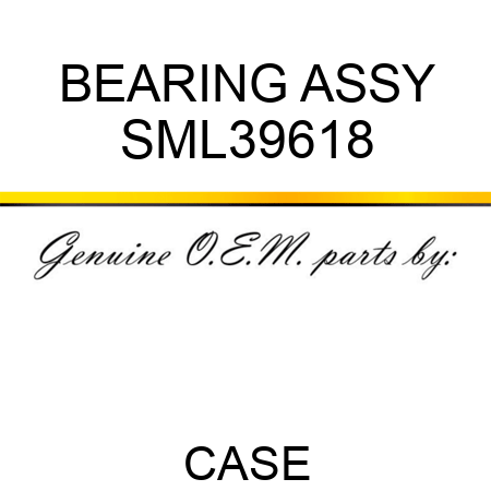 BEARING ASSY SML39618