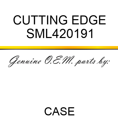 CUTTING EDGE SML420191
