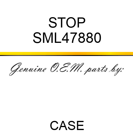 STOP SML47880