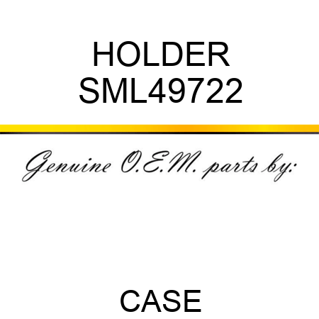 HOLDER SML49722